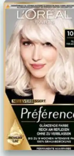 Kaufland L'Oréal Paris Préférence Haarfarbe Angebot