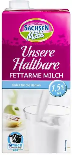 Kaufland Sachsenmilch Unsere Haltbare Fettarme Milch Angebot