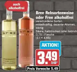 AEZ Bree Rebsortenweine oder Free alkoholfrei Angebot