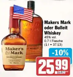AEZ Makers Mark oder Bulleit Whiskey Angebot