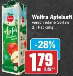 AEZ Wolfra Apfelsaft Angebot