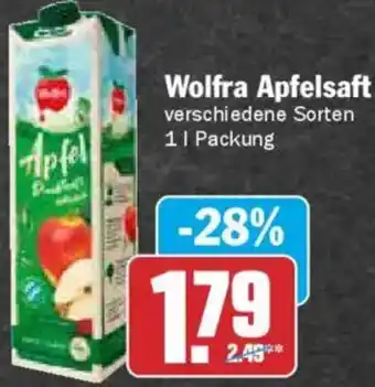 AEZ Wolfra Apfelsaft Angebot