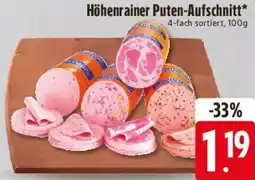Edeka Höhenrainer Puten-Aufschnitt Angebot