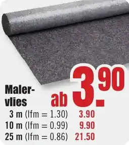 B1 Discount Baumarkt Malervlies Angebot