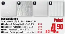 B1 Discount Baumarkt Deckenplatten Angebot