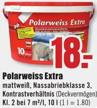 B1 Discount Baumarkt Polarweiss Extra Angebot