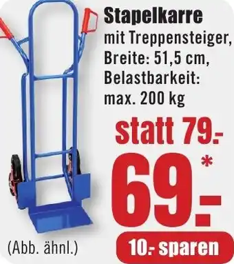 B1 Discount Baumarkt Stapelkarre Angebot