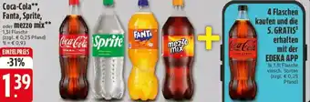 Edeka Coca-Cola, Fanta, Sprite, oder mezzo mix Angebot