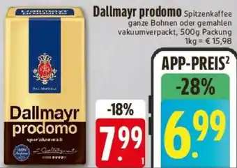 Edeka Dallmayr prodomo Angebot