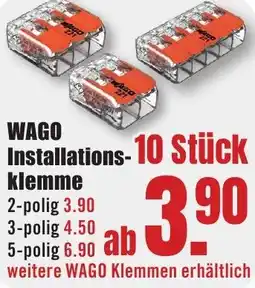 B1 Discount Baumarkt WAGO Installationsklemme Angebot