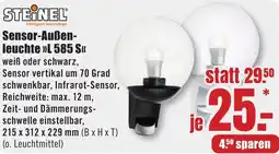 B1 Discount Baumarkt STEINEL Sensor-Außenleuchte L 585 S Angebot