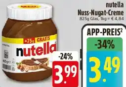Edeka nutella Nuss-Nugat-Creme Angebot