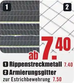 B1 Discount Baumarkt Rippenstreckmetall Angebot