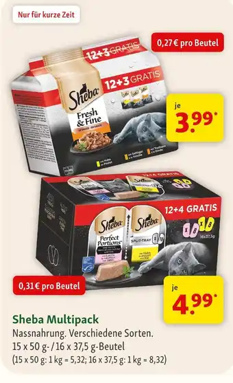 Fressnapf Sheba sheba multipack Angebot