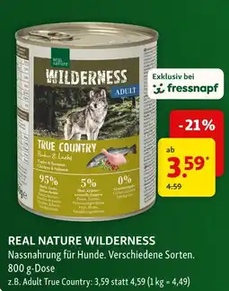 Fressnapf Real nature wilderness Angebot