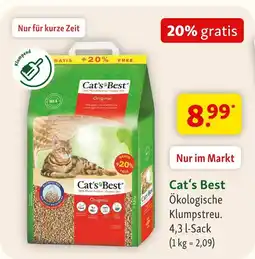 Fressnapf Cat's best ökologische klumpstreu Angebot