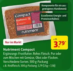Fressnapf Nutriment compact rindfleisch Angebot