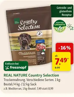 Fressnapf Real nature country selection trockennahrung Angebot