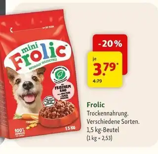 Fressnapf Frolic trockenahrung Angebot