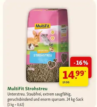 Fressnapf Multifit strohstreu Angebot