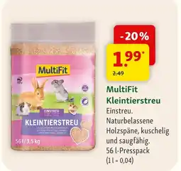Fressnapf Multifit kleintierstreu Angebot