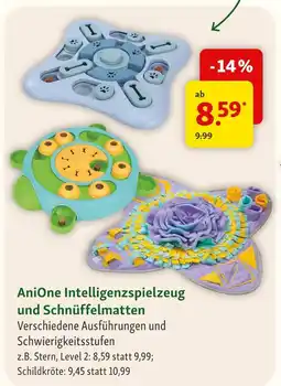 Fressnapf Anione intelligenzspielzeug und schnüffelmatten Angebot