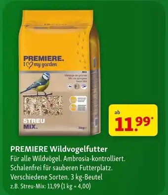 Fressnapf Premiere wildvogelfutter Angebot