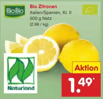 Netto Marken-Discount Biobio bio zitronen Angebot