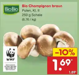 Netto Marken-Discount Biobio bio champignon braun Angebot
