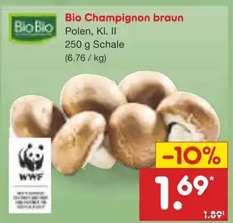 Netto Marken-Discount Biobio bio champignon braun Angebot
