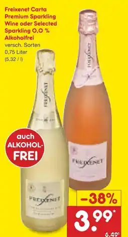 Netto Marken-Discount Freixenet carta premium sparkling wine Angebot