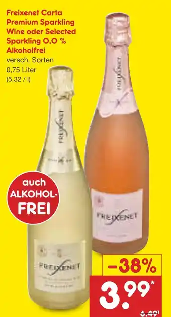Netto Marken-Discount Freixenet carta premium sparkling wine Angebot
