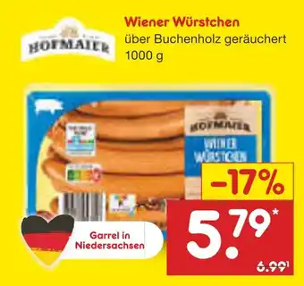 Netto Marken-Discount Hofmaier wiener würstchen Angebot