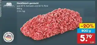 Netto Marken-Discount Gut ponholz hackfleisch gemischt Angebot