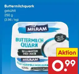 Netto Marken-Discount Milram buttermilchquark Angebot