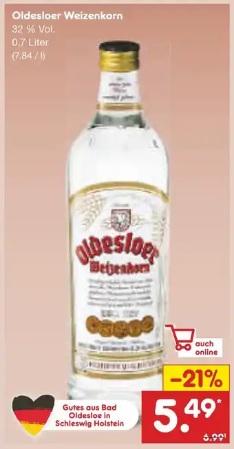Netto Marken-Discount Oldesloer weizenkorn Angebot