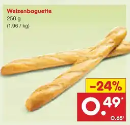 Netto Marken-Discount Weizenbaguette Angebot