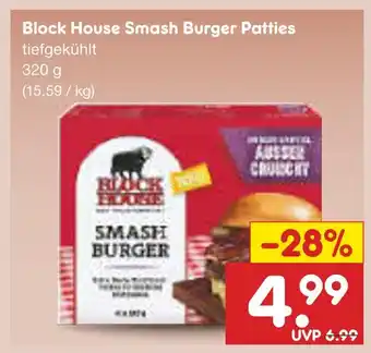 Netto Marken-Discount Block house smash burger patties Angebot