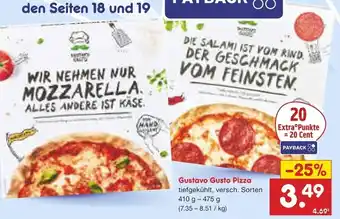 Netto Marken-Discount Gustavo gusto mozzarella pizza Angebot