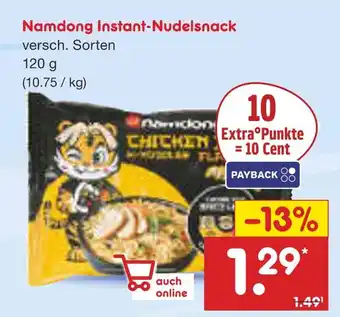 Netto Marken-Discount Namdong instant-nudelsnack Angebot