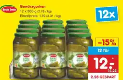 Netto Marken-Discount Beste ernte gewürzgurken Angebot