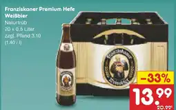 Netto Marken-Discount Franziskaner premium hefe weißbier Angebot