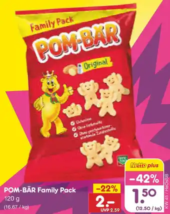 Netto Marken-Discount Pom-bär family pack Angebot