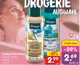 Netto Marken-Discount Kneipp schaumbad Angebot