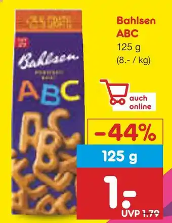Netto Marken-Discount Bahlsen abc Angebot