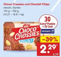 Netto Marken-Discount Choco crossies und choclait chips Angebot