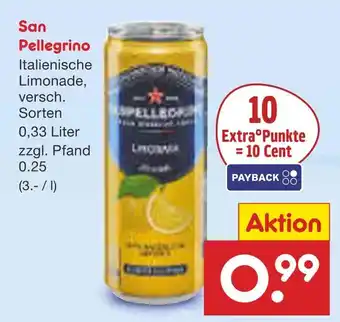Netto Marken-Discount San pellegrino italienische limonade Angebot