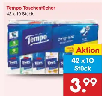 Netto Marken-Discount Tempo taschentücher Angebot