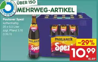 Netto Marken-Discount Paulaner spezi Angebot