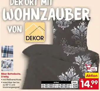 Netto Marken-Discount Dekor biber bettwäsche Angebot